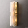 Harlow Faceted Calcite Linear Wall Sconce