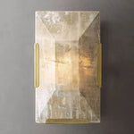 Harlow Faceted Calcite Wall Sconce