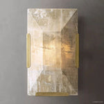 Harlow Faceted Calcite Wall Sconce