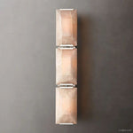 Harlow Faceted Calcite Triple Wall Sconce