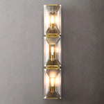 Harlow Faceted Crystal Triple Wall Sconce