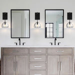 Hemisphere Delicate Crystal Wall Sconce