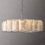 Harlow Faceted Calcite Round Chandelier 43"