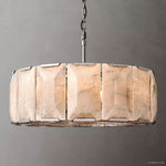 Harlow Faceted Calcite Round Chandelier 31"