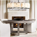 Harlow Faceted Calcite Round Chandelier 43"
