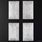 Harlow Faceted Calcite Rectangle Chandelier 74"