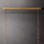 Harlow Faceted Calcite Rectangle Chandelier 74"