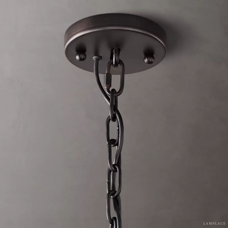 Harlow Faceted Calcite Round Chandelier 19"