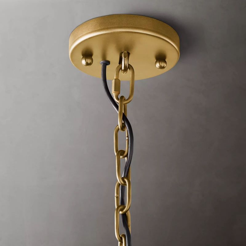 Harlow Faceted Calcite Round Chandelier 60"