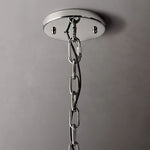 Harlow Faceted Crystal Round Chandelier 31"