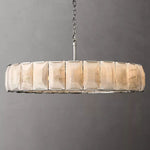 Harlow Faceted Calcite Round Chandelier 60"