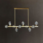 Angle Faceted Crystal Linear Chandelier