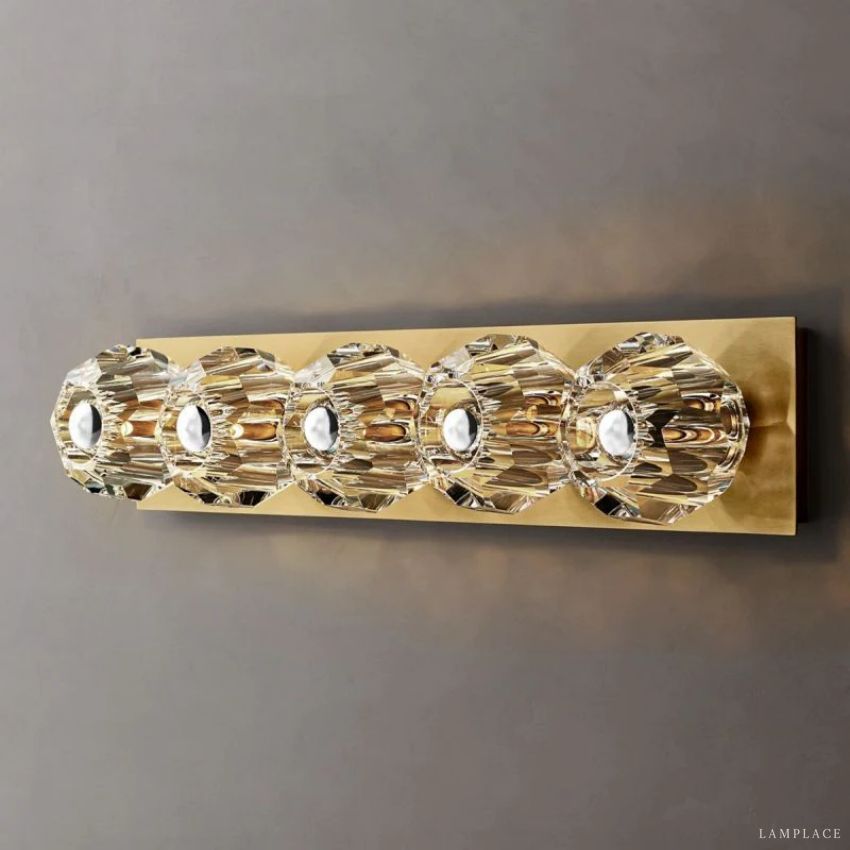 Boule De Radiant Crystal Linear Wall Sconce