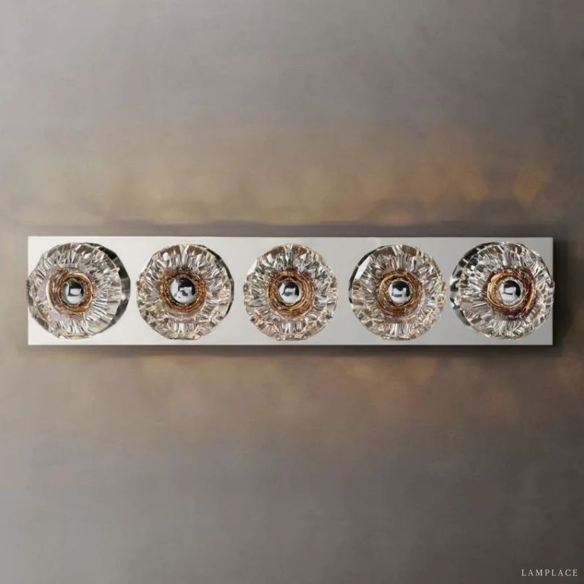 Boule De Radiant Crystal Linear Wall Sconce