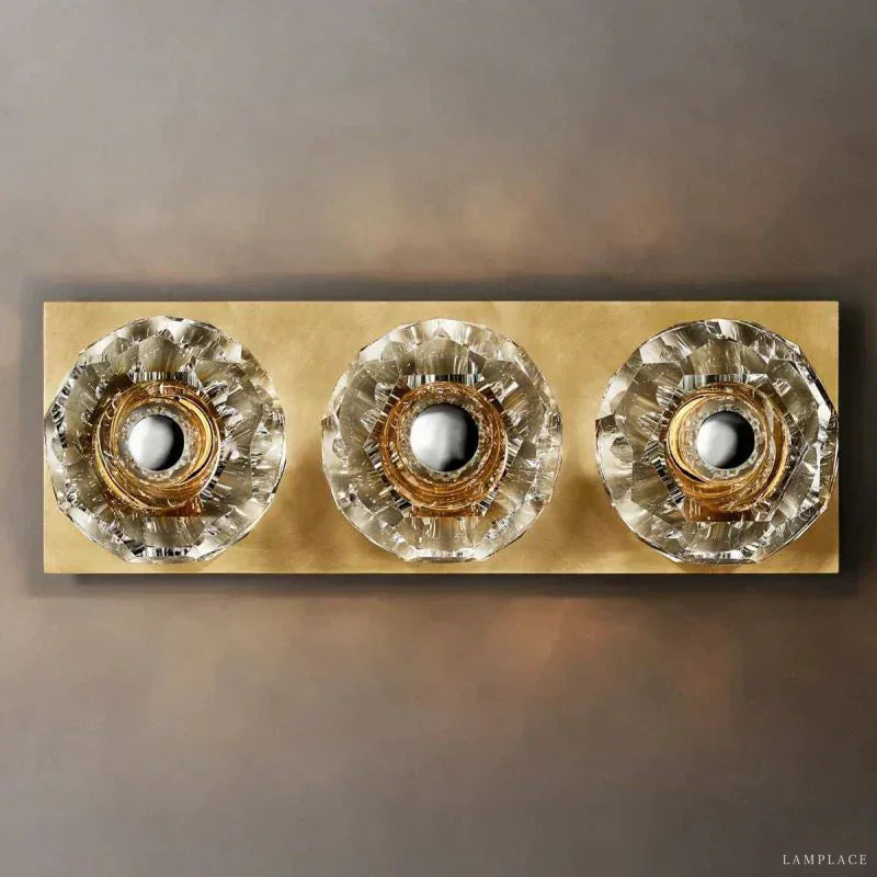 Boule De Radiant Crystal Linear Wall Sconce