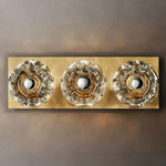 Boule De Radiant Crystal Linear Wall Sconce