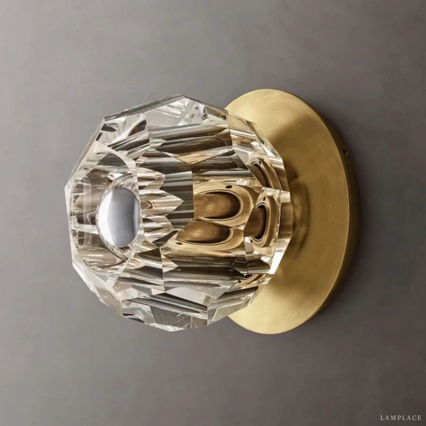 Boule De Radiant Crystal Petite Wall Sconce