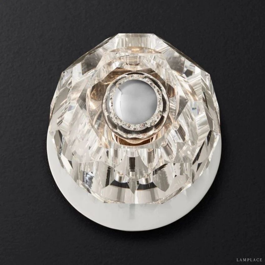 Boule De Radiant Crystal Petite Wall Sconce