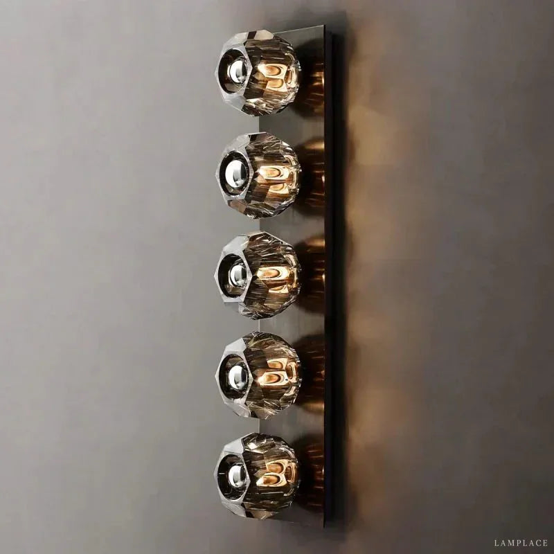 Boule De Radiant Crystal Linear Wall Sconce