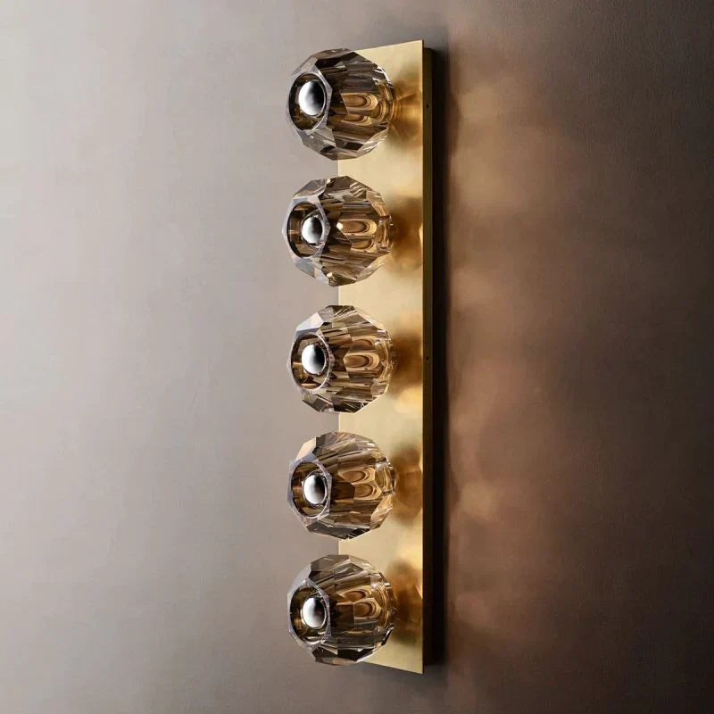 Boule De Radiant Crystal Linear Wall Sconce