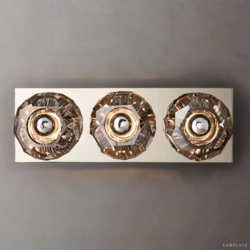 Boule De Radiant Crystal Linear Wall Sconce