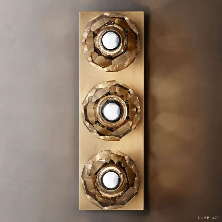 Boule De Radiant Crystal Linear Wall Sconce