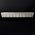 Aquitaine Faceted Cluster Linear Chandelier 72"