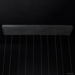 Aquitaine Faceted Cluster Linear Chandelier 72"