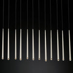 Aquitaine Faceted Cluster Linear Chandelier 60"