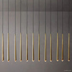 Aquitaine Faceted Cluster Linear Chandelier 60"