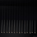 Aquitaine Faceted Cluster Linear Chandelier 72"