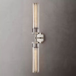 Lambert Hexagonal Glass Double Wall Sconce
