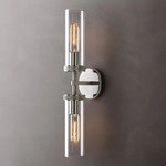 Lambert Cylindrical Glass Double Wall Sconce