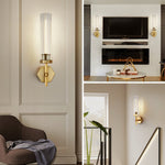 Lambert Hexagonal Glass Wall Sconce