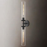 Lambert Cylindrical Glass Double Wall Sconce