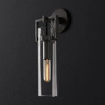 Machinist Glass Cylinder Wall Sconce