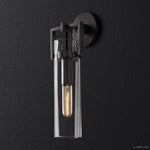 Machinist Glass Cylinder Wall Sconce