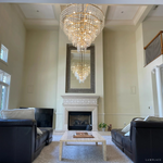 Marignan Modern Crystal Tiered Round Chandelier 48"