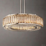 Maurier Angular Layers Round Chandelier 37"