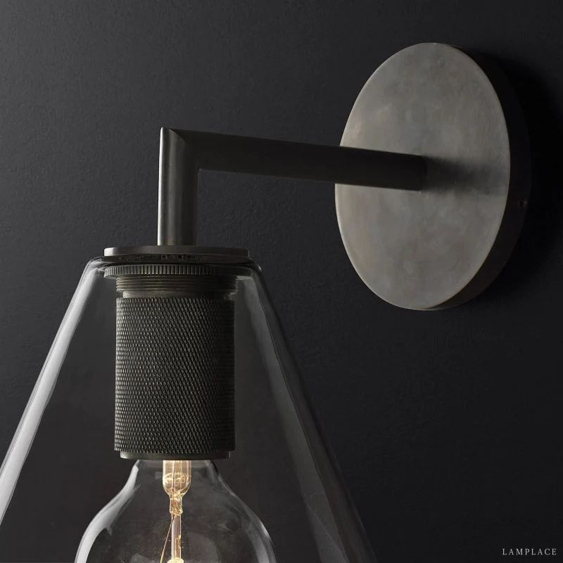 Utilitaire Funnel Shade Wall Sconce