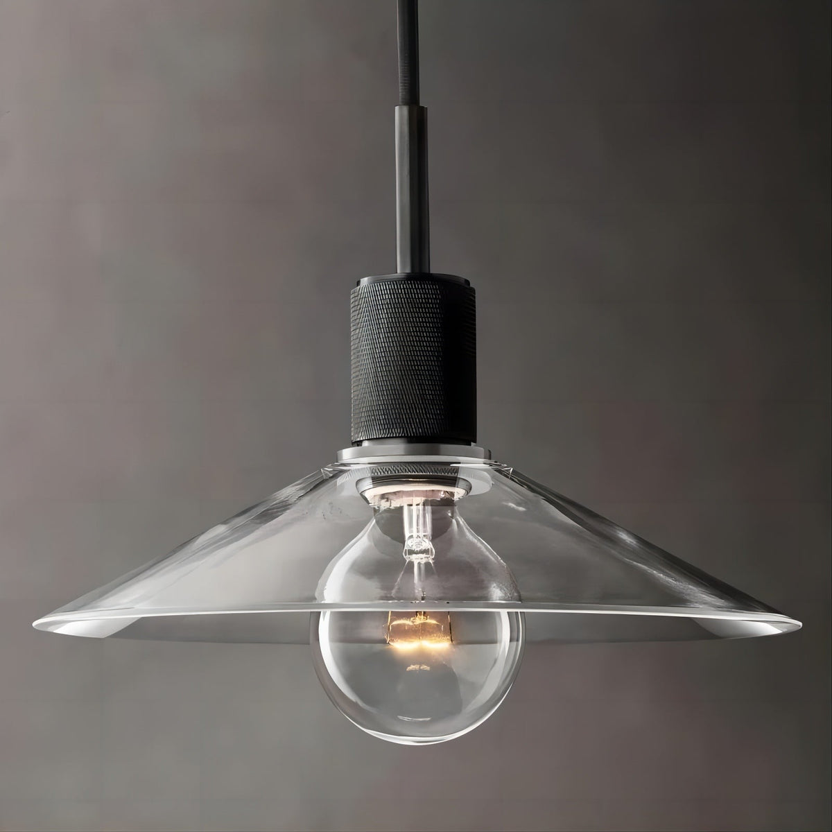 Utilitaire Glass Shade Pendant Light
