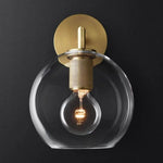 Utilitaire Globe Shade Wall Sconce