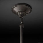 Machinist Prismatic Glass Pendant Light