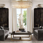 Marignan Modern Crystal Round Chandelier 48"