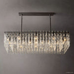 Marignan Modern Crystal Rectangle Chandelier 60"