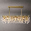 Marignan Modern Crystal Rectangle Chandelier 60"