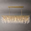 Marignan Modern Crystal Rectangle Chandelier 60"