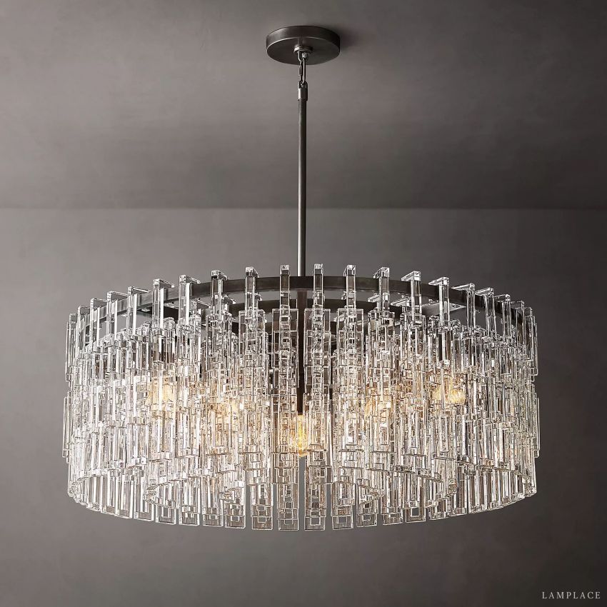 Marignan Modern Crystal Round Chandelier 36"