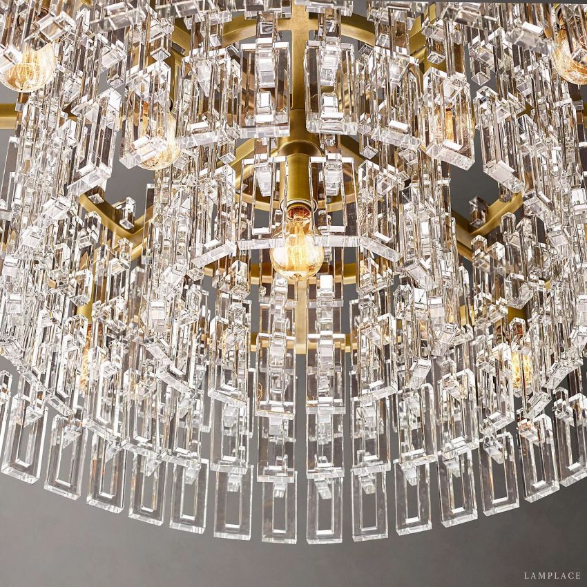Marignan Modern Crystal Round Chandelier 36"