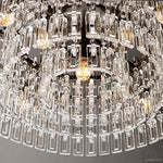 Marignan Modern Crystal Tiered Round Chandelier 36"